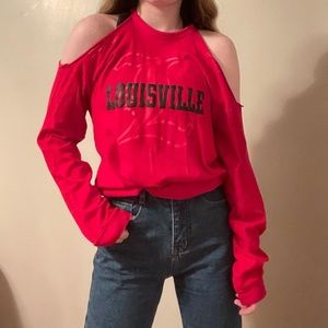 Women’s PINK Louisville Cold Shoulder Top